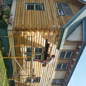 Log Home Restoration Near Ogallala NE